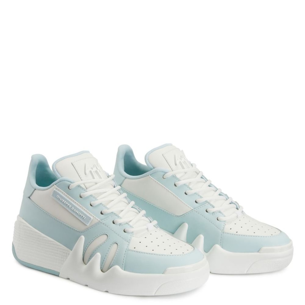 Giuseppe Zanotti Talon Light Blue/White Size 10 Men's Sneakers Shoes